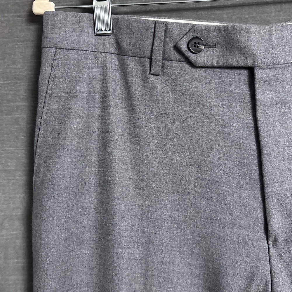Samuelsohn‎ Performance Pants 32x31 Gray Wool Italy 130s Canada Stretch 34R